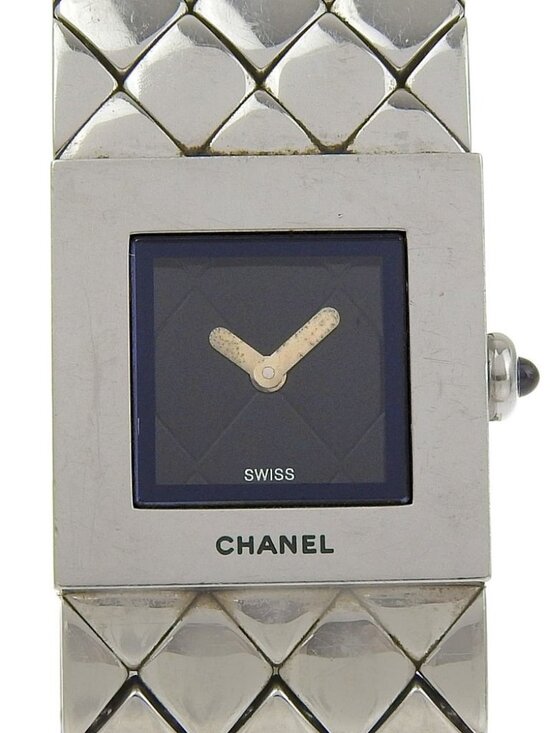 CHANEL Matelasse Watches H0009 blackDial Stainless Steel Quartz Analog dis... main image 4